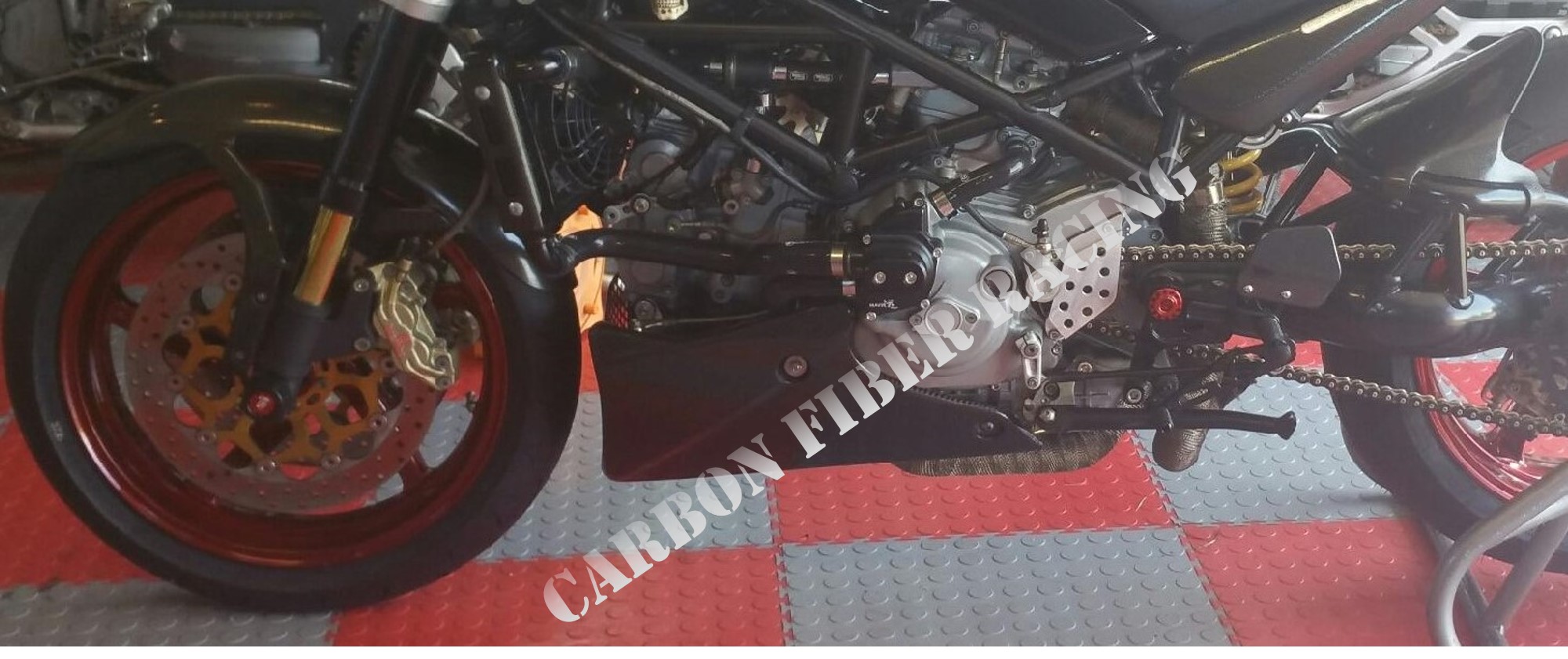 Cif Cover Ispezione Fase Rosso CIF04A Ducabike Ducati Monster S4R 2006 2003 > 2005 